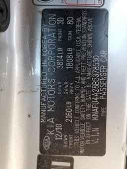 2011 KIA FORTE