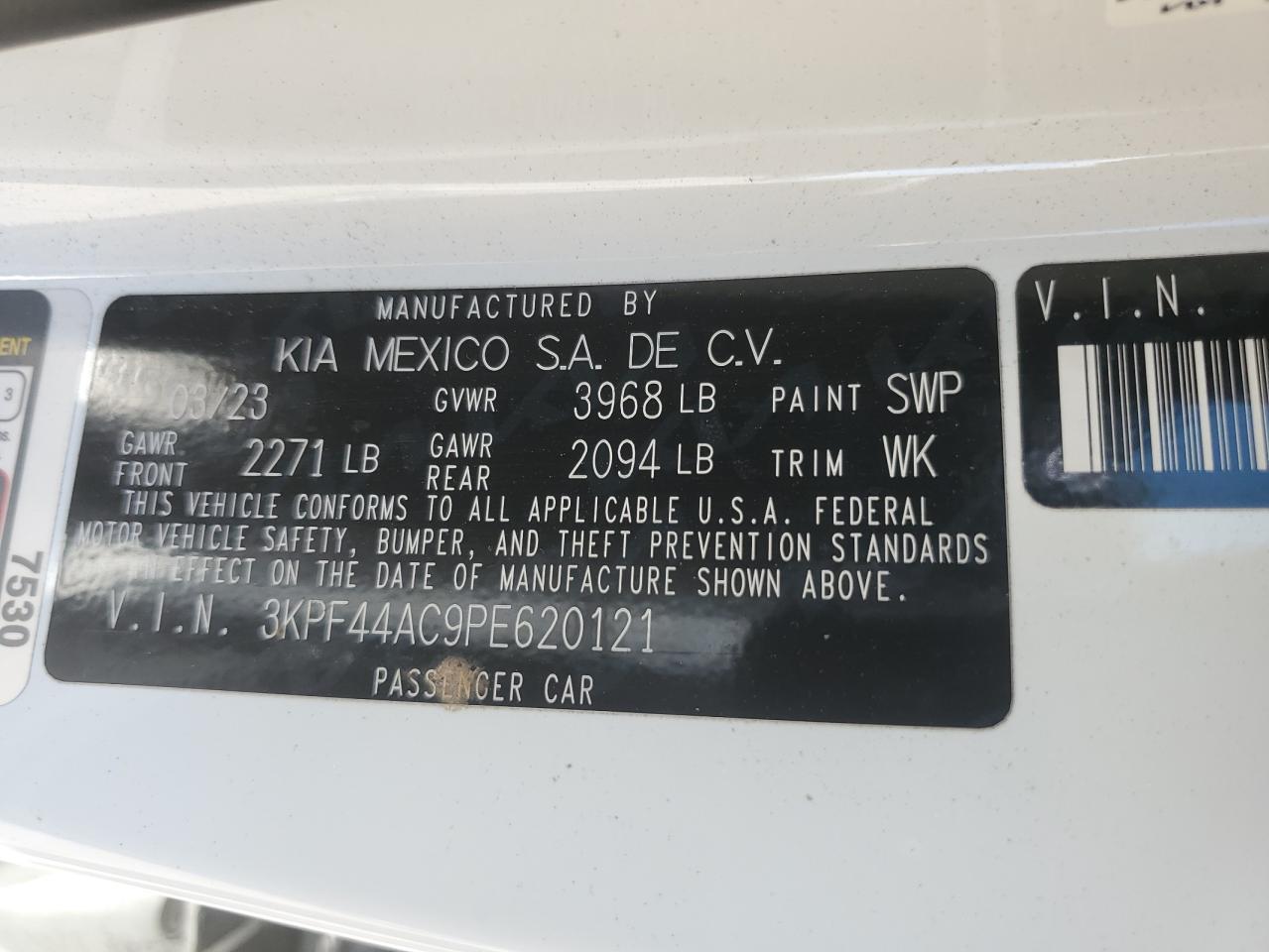 2023 KIA FORTE