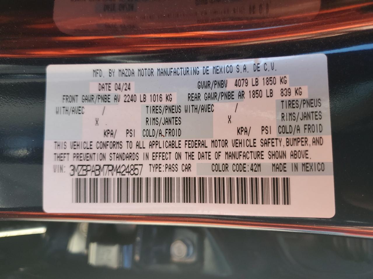 2024 MAZDA 3