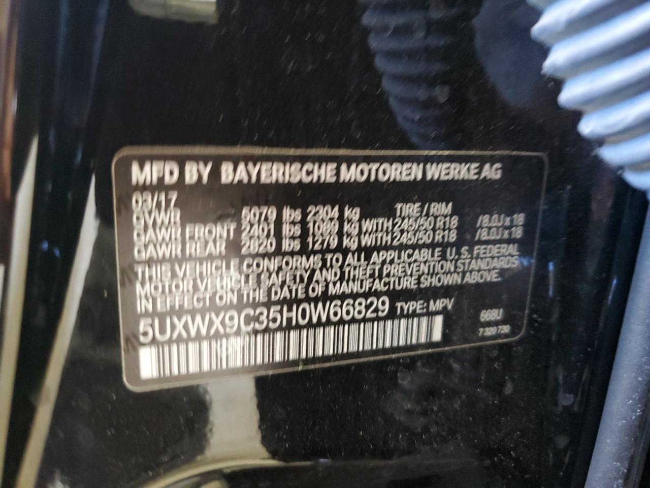 2017 BMW X3