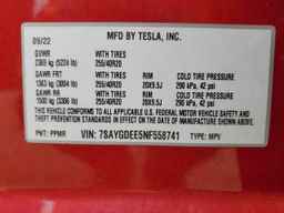 2022 TESLA MODEL Y