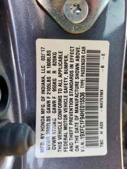 2017 HONDA CIVIC