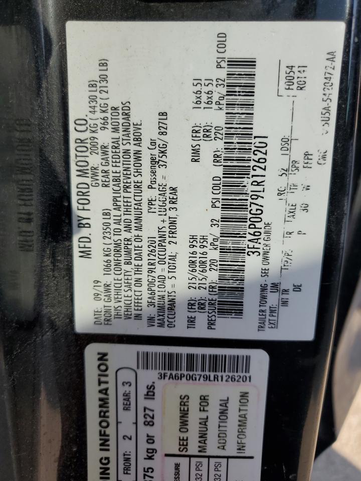 2020 FORD FUSION