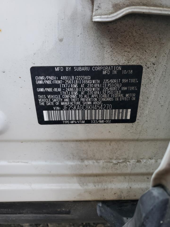 2019 SUBARU FORESTER