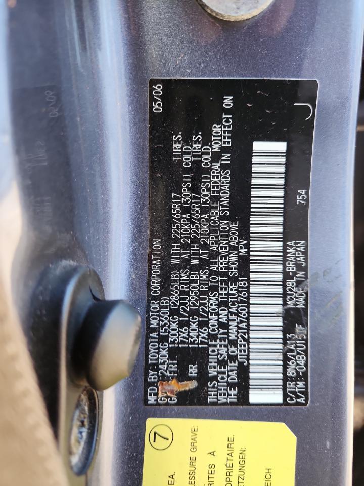 2006 TOYOTA HIGHLANDER