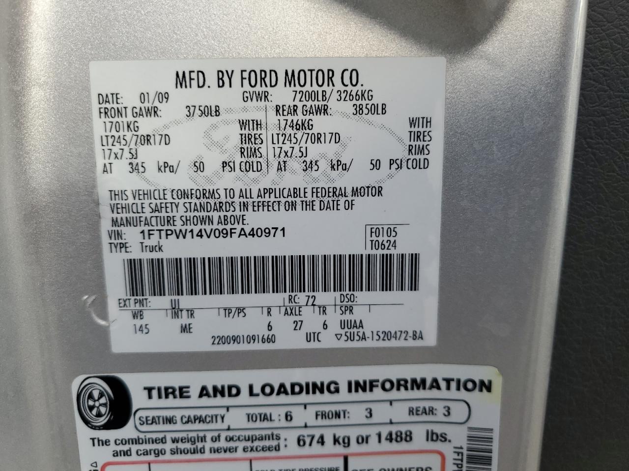 2009 FORD F-150