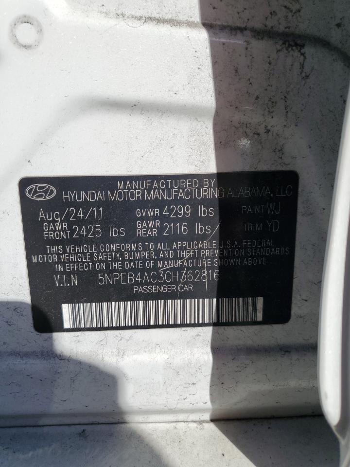 2012 HYUNDAI SONATA