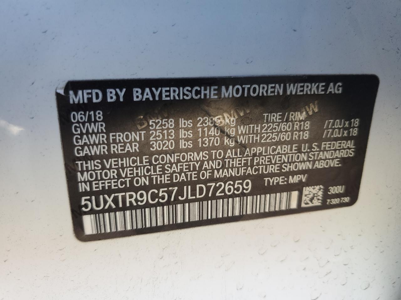 2018 BMW X3