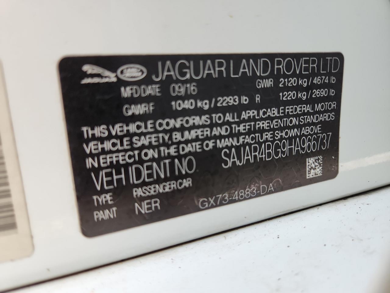 2017 JAGUAR XE