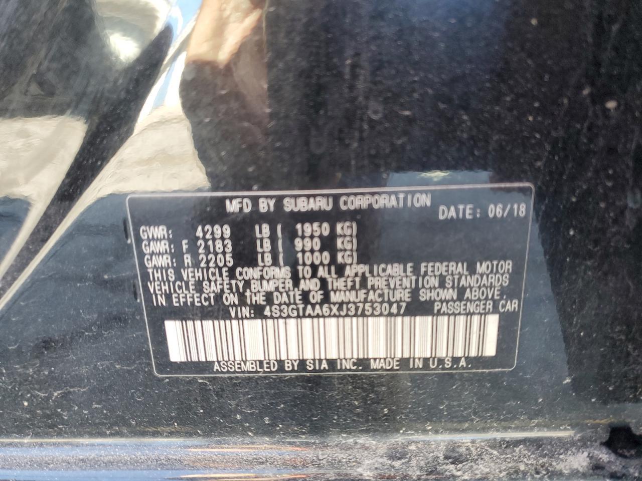 2018 SUBARU IMPREZA