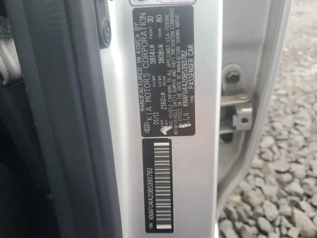 2011 KIA FORTE