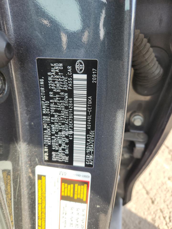 2011 TOYOTA CAMRY