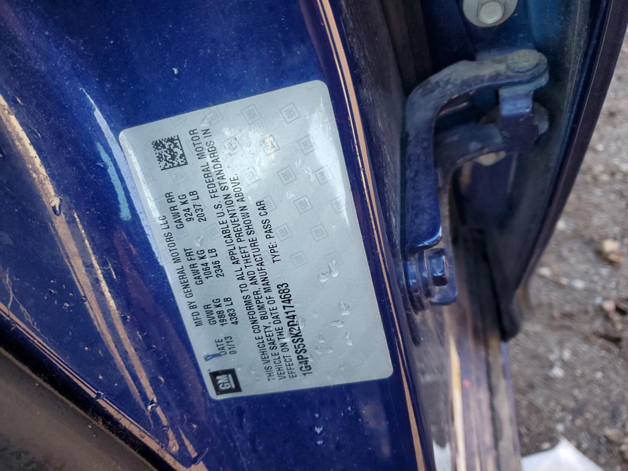2013 BUICK VERANO