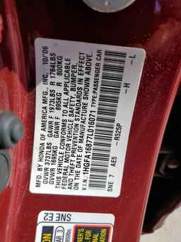 2007 HONDA CIVIC