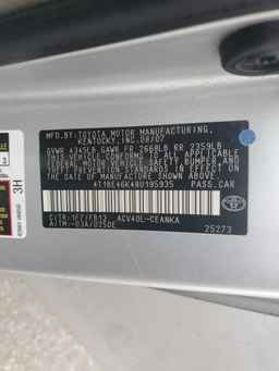 2008 TOYOTA CAMRY