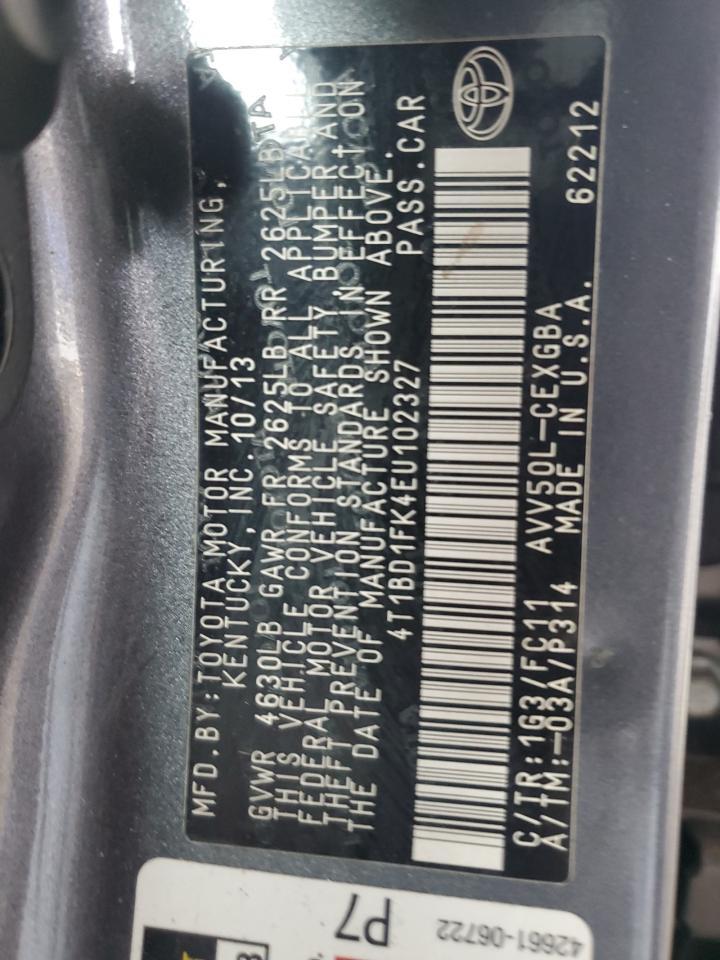 2014 TOYOTA CAMRY