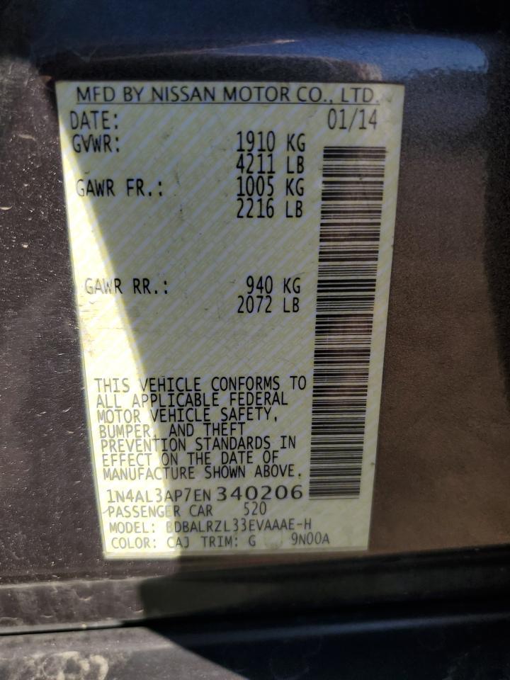 2014 NISSAN ALTIMA