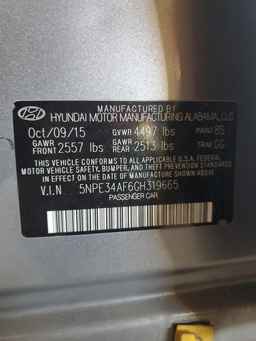 2016 HYUNDAI SONATA