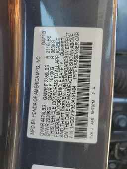 2018 HONDA ACCORD