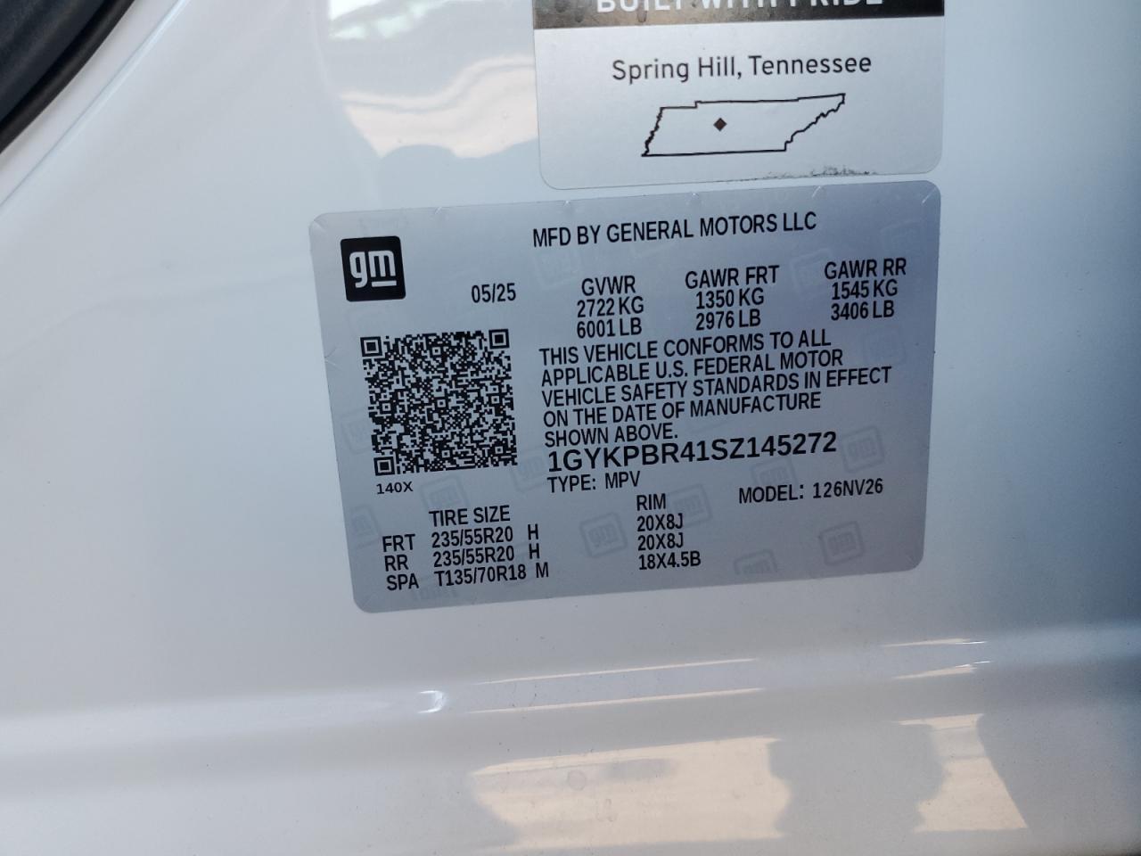2025 CADILLAC XT6