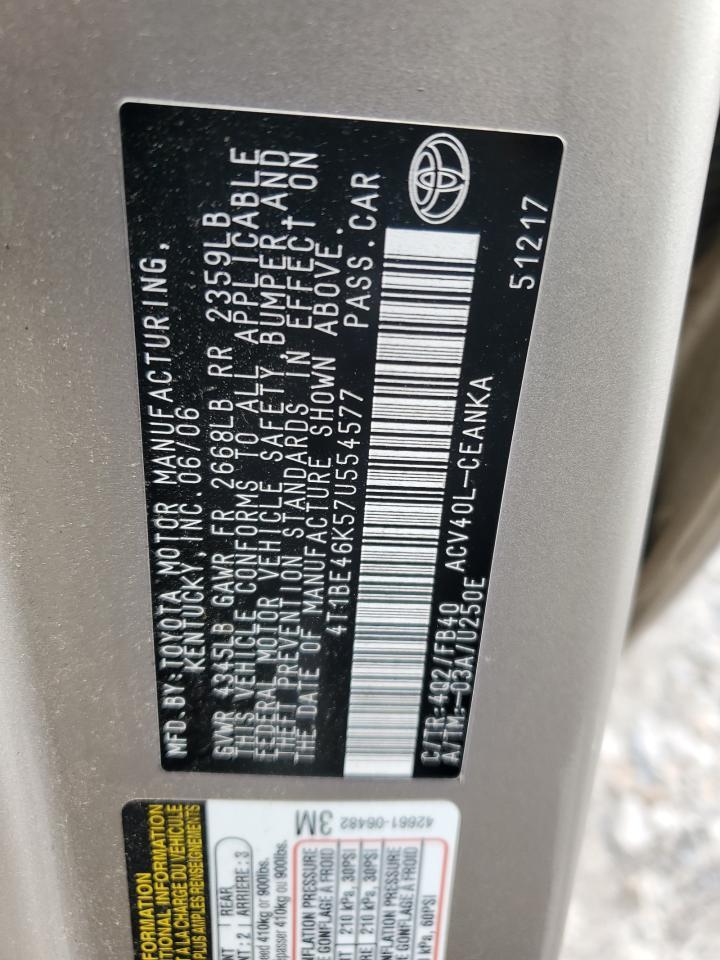 2007 TOYOTA CAMRY