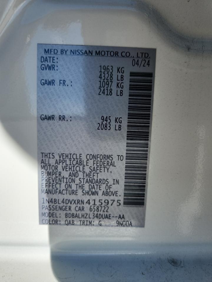 2024 NISSAN ALTIMA