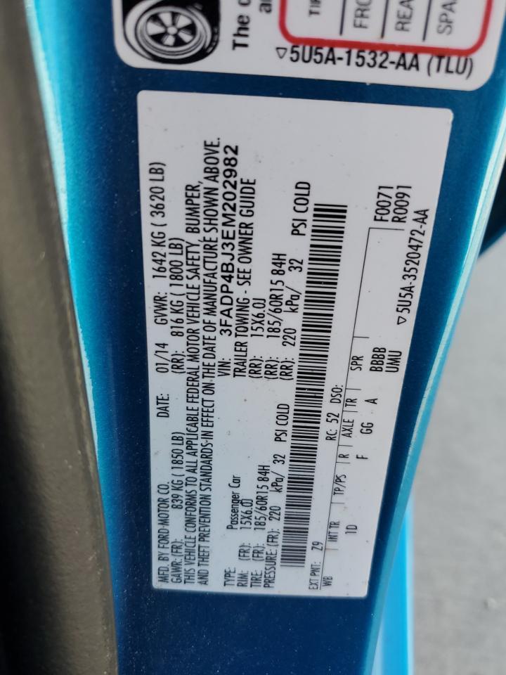 2014 FORD Fiesta