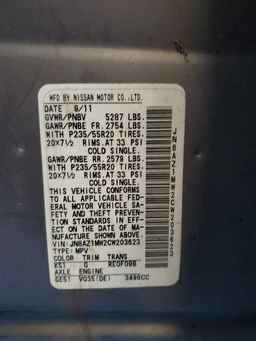 2012 NISSAN MURANO