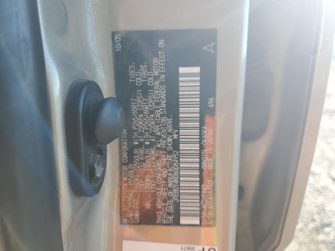 2006 TOYOTA 4Runner