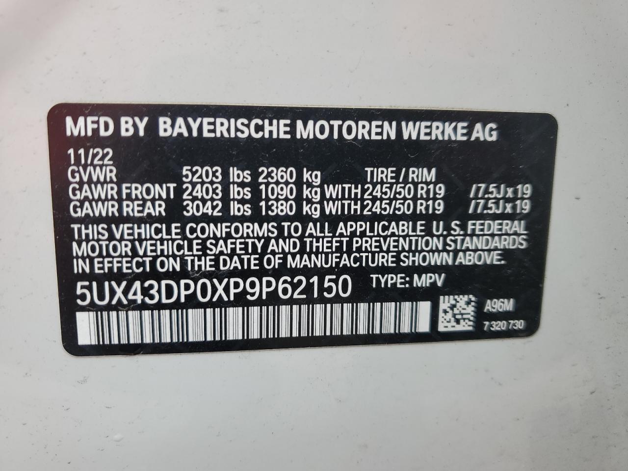 2023 BMW X3