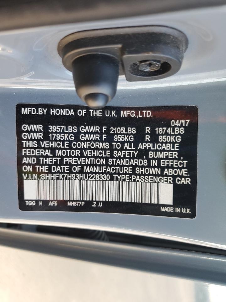 2017 HONDA CIVIC