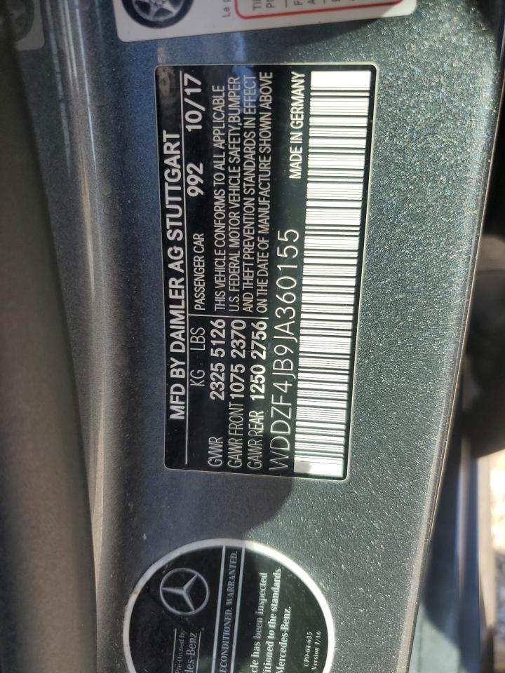 2018 MERCEDES-BENZ E-Class
