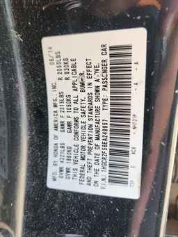 2014 HONDA ACCORD