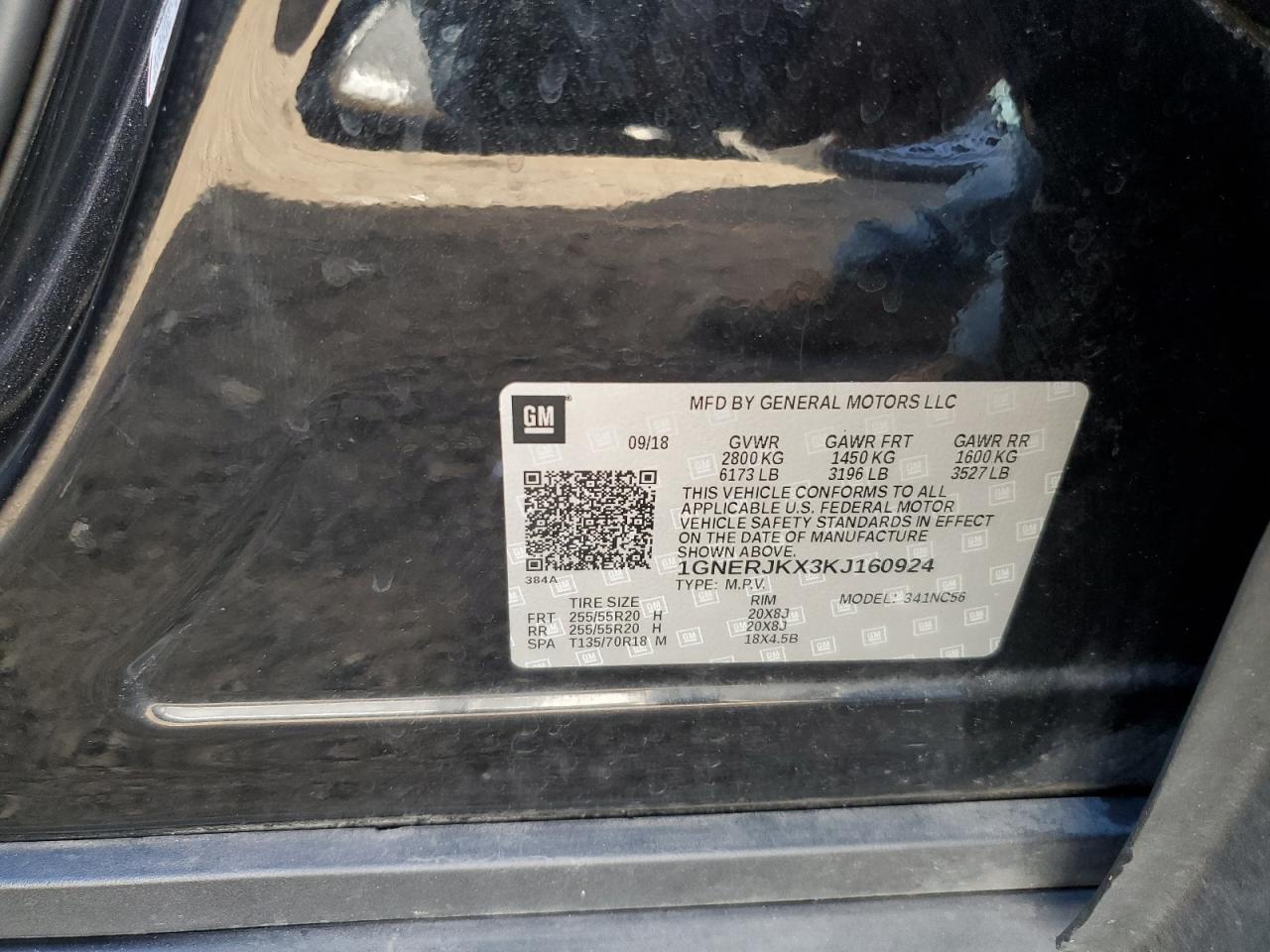 2019 CHEVROLET TRAVERSE