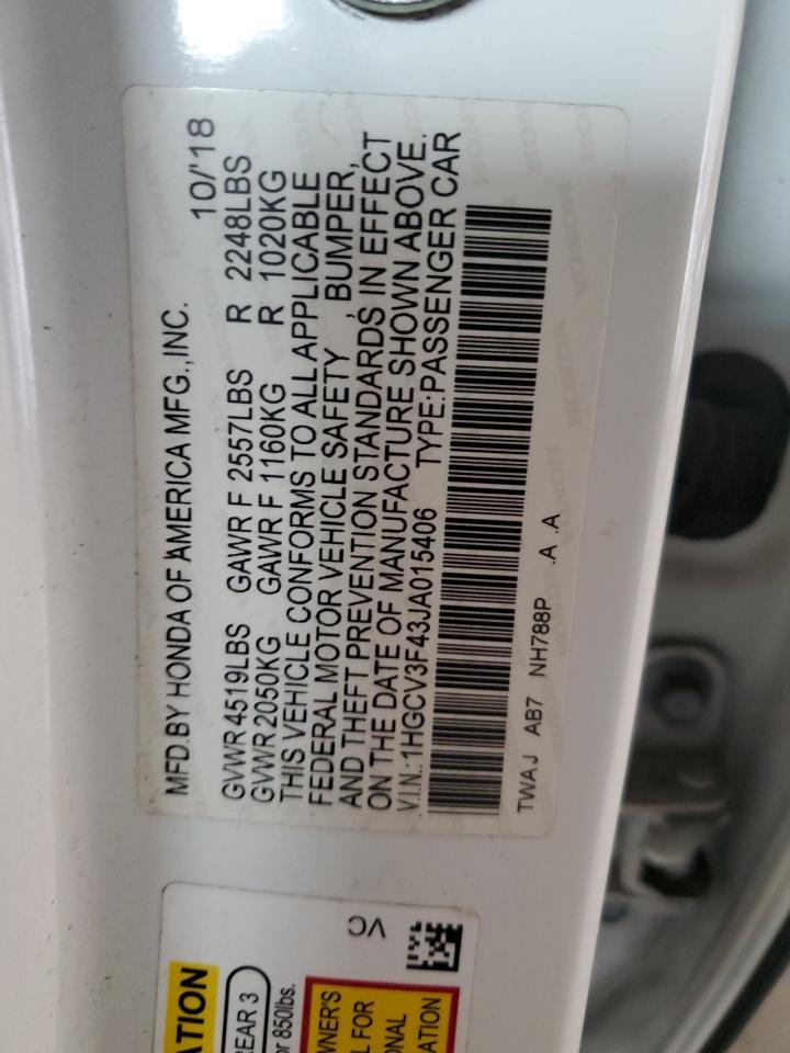 2018 HONDA ACCORD