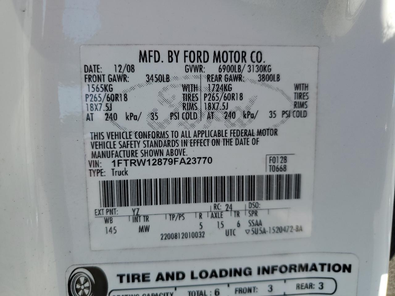 2009 FORD F-150