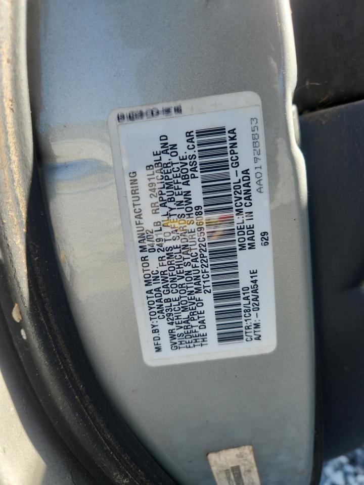 2002 TOYOTA CAMRY
