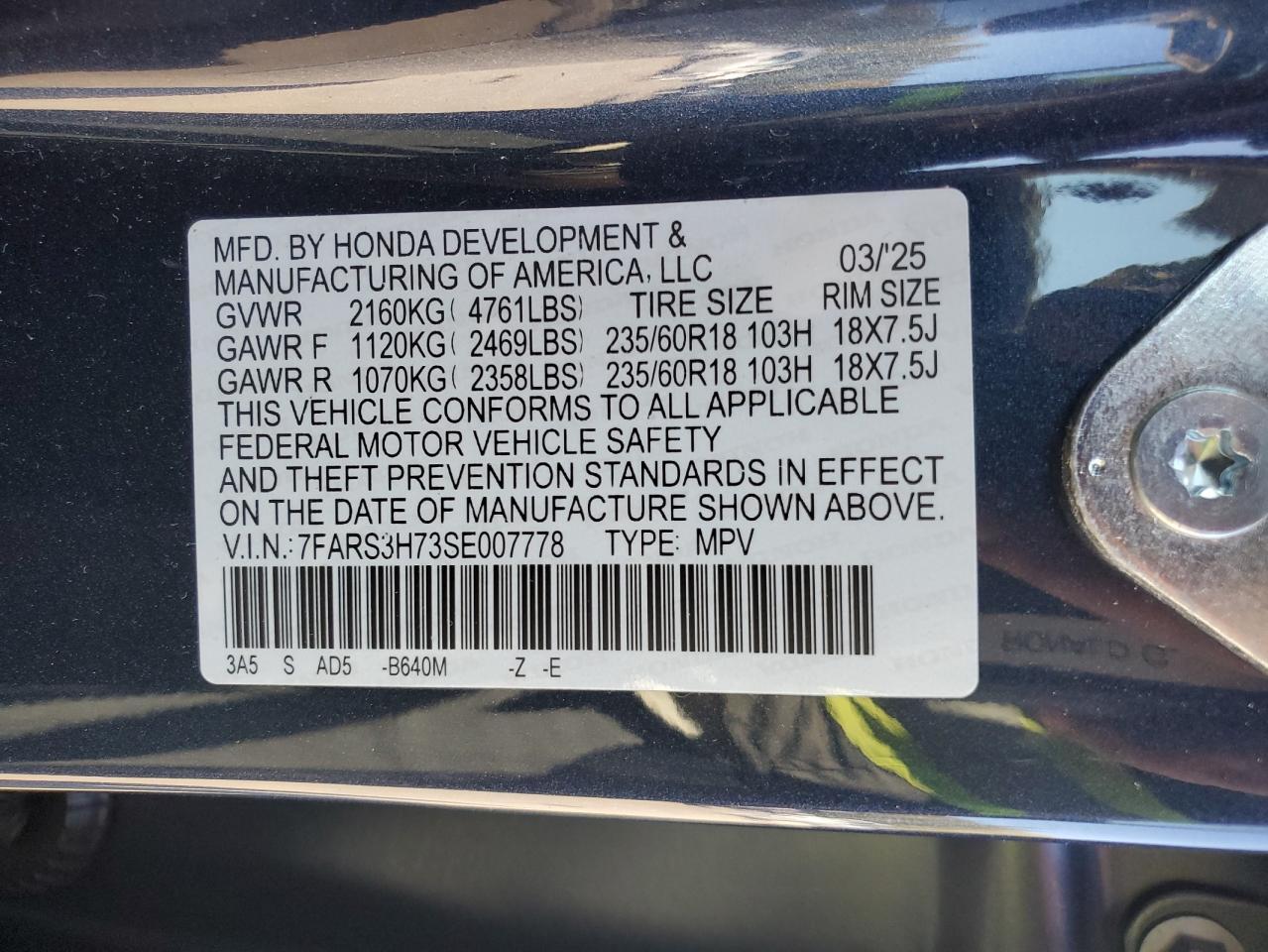 2025 HONDA CR-V