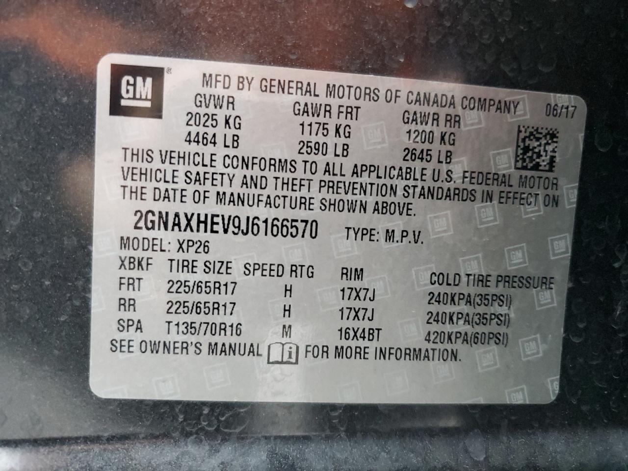 2018 CHEVROLET EQUINOX