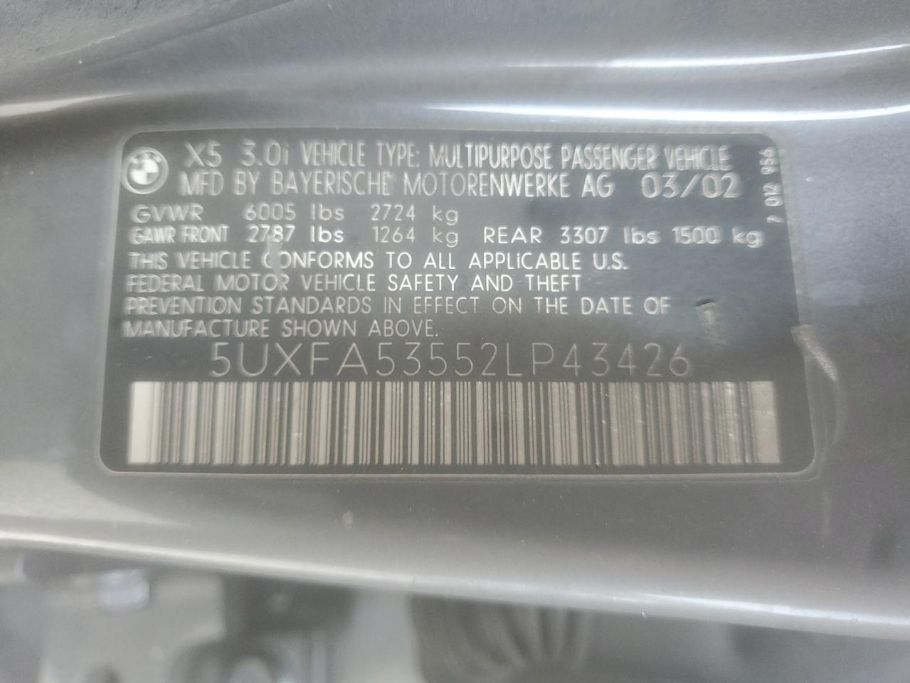 2002 BMW X5