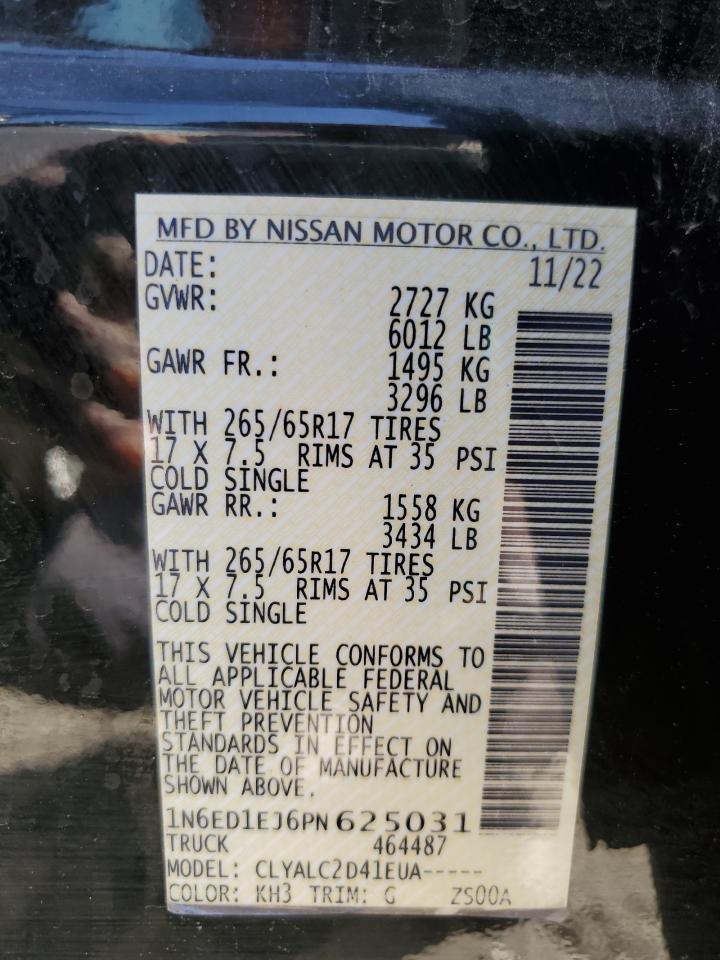 2023 NISSAN Frontier
