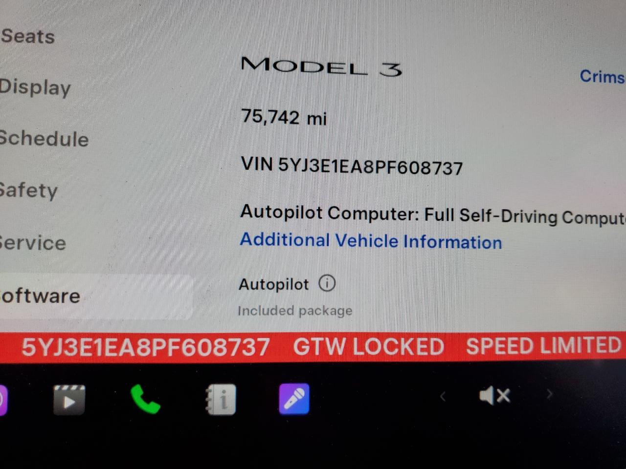2023 TESLA MODEL 3