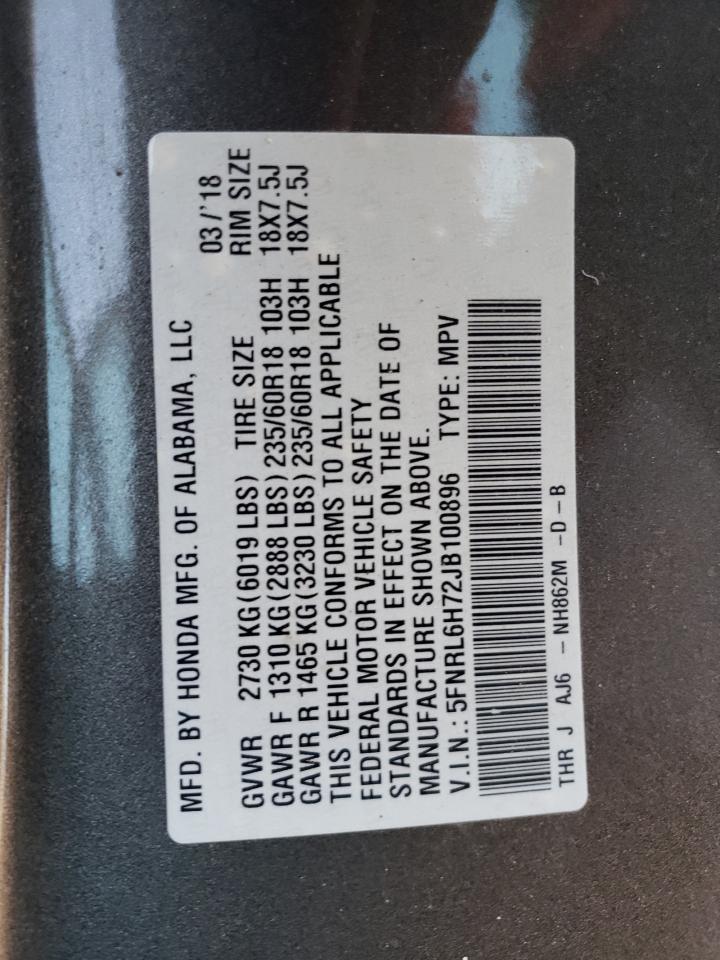 2018 HONDA ODYSSEY