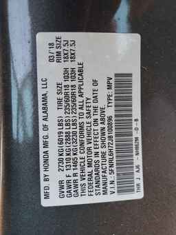 2018 HONDA ODYSSEY
