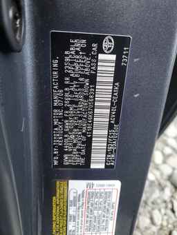2007 TOYOTA CAMRY