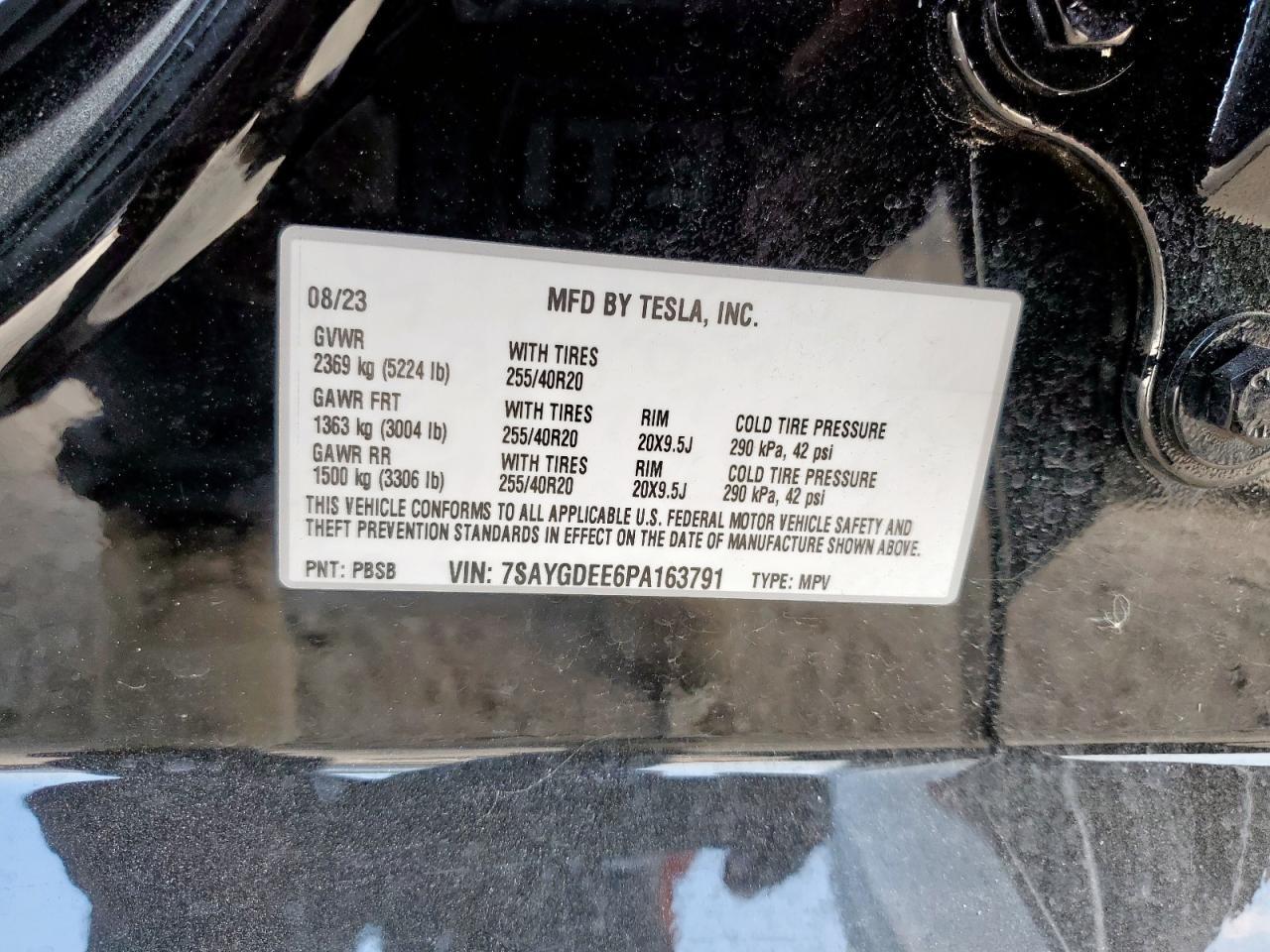2023 TESLA MODEL Y