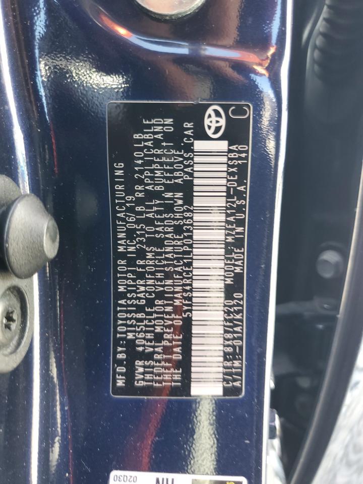 2020 TOYOTA COROLLA