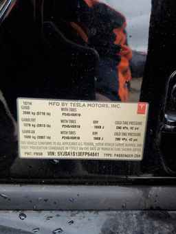 2014 TESLA MODEL S
