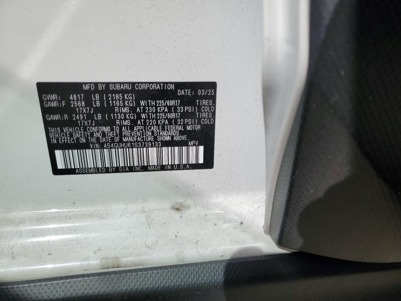 2025 SUBARU Crosstrek