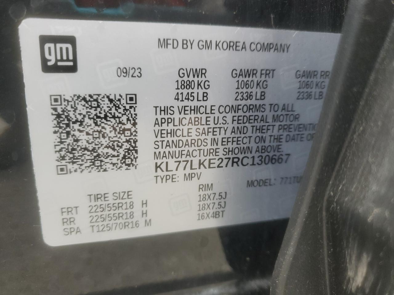 2024 CHEVROLET TRAX